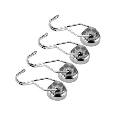 China Industrial Magnet Pull Heavy Duty Neodymium Hook Magnets Swivel Magnetic Swing Hook for sale