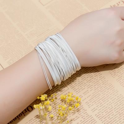 China Sterling Silver Gold Plated Trendy Custom Bracelets Jewelry AmorYubo Guitar String Adjustable Bracelet for sale