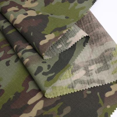 China Waterproof Camouflage Fabric Digital Woodland Camouflage Twill Ripstop Woodland Army Military Camouflage Fabric for sale