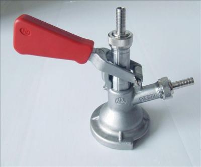 China SGS Beer Keg Accessories A Keg Coupler With Red Handle for sale