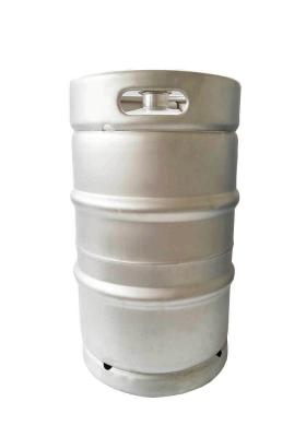 China Cylinder Shaped 50L DIN Keg With Stanmping Logo / Empty Beer Barrels for sale