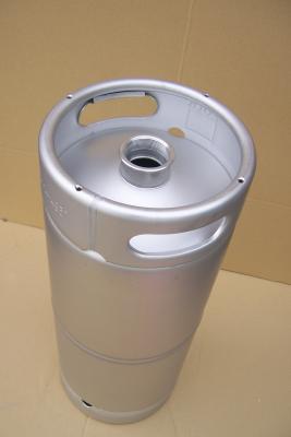 China 1/6bbl Beer Brewing Keg With Twice Welding Neck , Micromatic Spear for sale