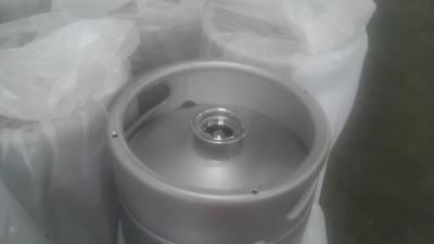 China 19.5L silver stainless steel kegs US beer barrel sixth barrel for sale