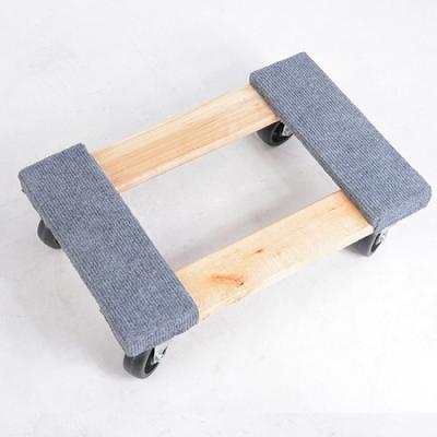 China High Quality Wooden Four Wheel Wooden Platform Dolly Wooden Furniture Wholesale Short-distance Transport Dolly For Short-distance Transport for sale