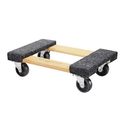 China New Listing High Quality Short-Distance Transport Wooden Four-Wheel Trolley For Short-distance Transport for sale