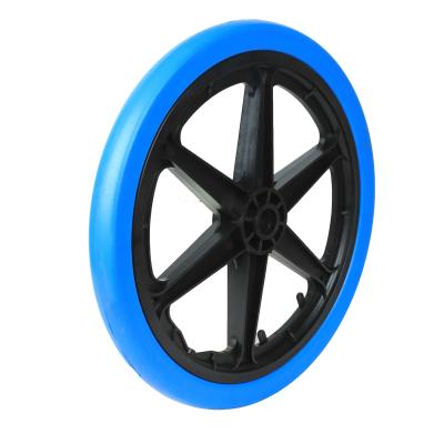 China Hotels 20 inch solid polyurethane wheel for garden cart wheel for sale