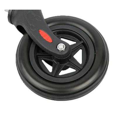 China Hotels 6 Inch Walker Wheels Wheelchair Wheels For Physically Handicapped for sale