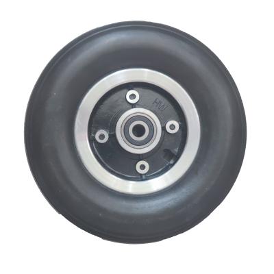 China 8 Inch Polyurethane Foam Tires Hotels PU Filled Flat Freewheel For Wheelchair for sale