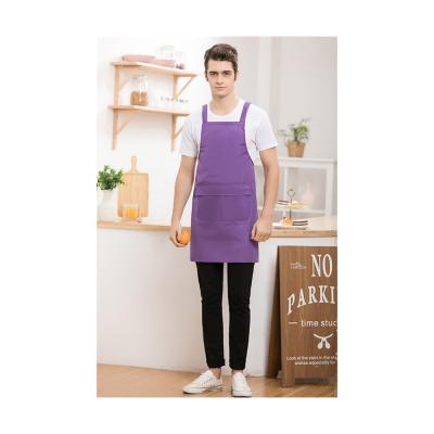 China Good Cleaning Price Accept Customized Logo Pvc Antifouling Waterproof Strap Sleeveless Apron Chef Apron for sale