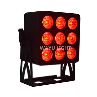 China Sports Stadiums Led Square Par 9x12W RGBW LED Stage Par Light for sale