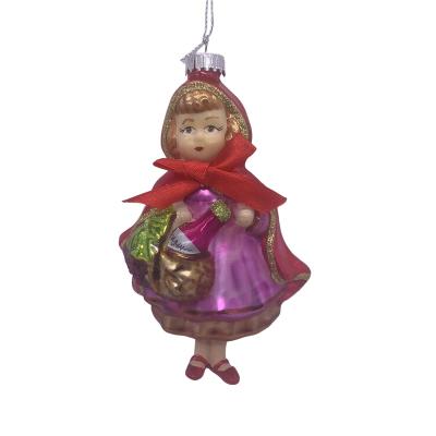 China Custom Novelty Glass Christmas Decorations Outside Christmas Ornaments for sale