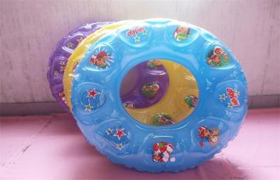 China PVC inflatable swim rings for toddlers , inflatable pool float ring / tube for sale