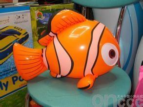 China Fish Shape inflatable toys for swimming pools , PVC rider for kids for sale