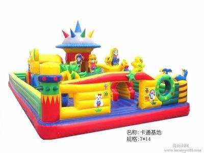 China 6 * 6M Huge castle inflatable garden toys / fun games for Children for sale