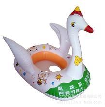 China 0.25MM thickness PVC inflatable duck swim ring , animal swimming ring seat for sale