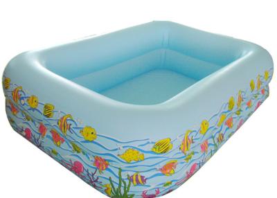 China 65  * 88 * 50 CM Cartoon fish printed inflatable swimming pools for kids for sale