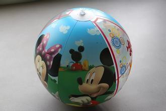 China Mickey pringted inflatable baseball beach ball dia.40cm  0.18 mm / 0.2mm for sale