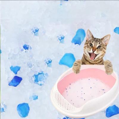 China Sustainable Silica Gel Cat Litter Crystal Cat Litter Silicone Cat Litter for sale