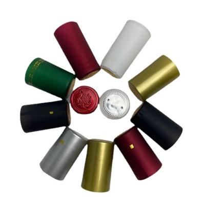 China Plastic Aluminum PVC Heat Shrink Capsules for Beverage Packaging Suppliers for sale