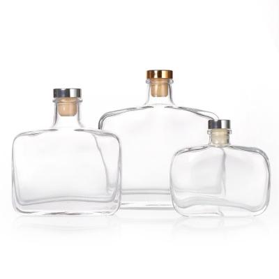 China Elegant 360ml Glass Spirits Bottle for Vodka Gin Rum Tequila Custom Glass Bottle for sale