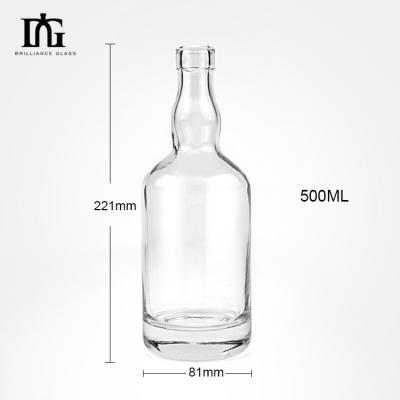 China Energy Drinks Glass Bottle with Guala Cap and Polymer Cork 1000ml 750ml 700ml 500ml for sale