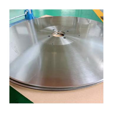 China Industrial Large Blade Factory 610 Tissue Paper Circular Slitter Knife Hss Circular Saw Blade for sale