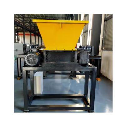 China Textile / Fabric Waste Double 400 Wheat Pattern Animal Stem Bone Motor Rigid Plastic Shredding Machine 7.5kw For Big Discounts for sale