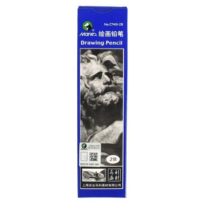 China Office & School Pencil Maries charcoal pencil artist drawing pencil professional 2H HB B 2B 3B 4B 5B 6B 8B 10B 12B C7401 set 12 Pieces for sale