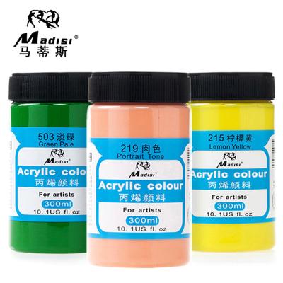 China Oil painting Mattis acrylic paint 36 colors optional 300ml waterproof diy graffiti painting delicate painted wall painting wholesale for sale