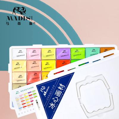 China Gouache Matisse nano gouache set 35 color 42 color 49 color jelly gouache student portable sketch gouache for sale