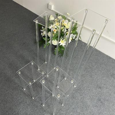 China Hot Selling Wedding Home Decor Metal Wedding Flower Stands Wedding Centerpiece and Flower Stand for Weddings Party for sale