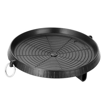 China GRILL Non Stick BBQ Dish Camping Barbecue Grill Aluminum Liner Dish for Outdoor and Indoor Grill Use Gas Stove Pan for sale