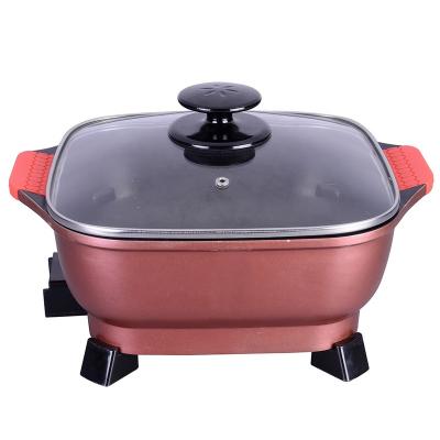 China Hotel hot sale personal student multifunctional electric hot pot and cooking non-stick pan for sale