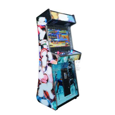 China Popular Fighting Token Straight Box Wooden Arcade Video Games Arcade Machines Pandora Cabinet 27 Inch MDF Games for sale