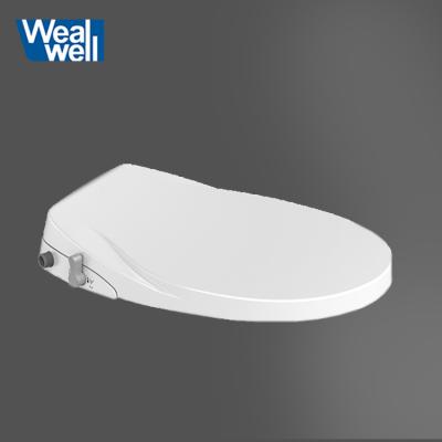 China Non-electric Toilet Seat Cover Double-spray Slow-end Toilet Seats O Shape Bidet Self-clean Seat Cover for sale