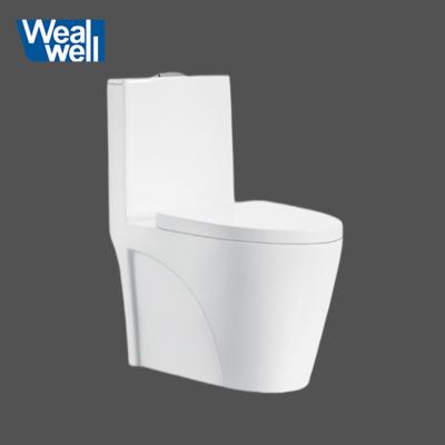 China Double-flow factory wholesales ceramic toilet sanitary wares for bathroom strap toilet for sale