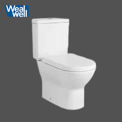 China Double-Flow Soft Narrow Strap Toilet Bowl Ceramic Inodoro Bathroom Toilet 1 Piece For Bathroom Project for sale