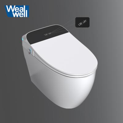 China OEM Wholesale Intelligent Automatic Toilet Support Automatic Operation Bathroom 110v Smart Toilet Bidet for sale