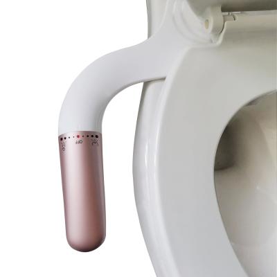 China Environmentally Friendly Modern Bathroom Non-electric Portable Slim Self-cleaning Spout Bidet Toilet Attachment for sale