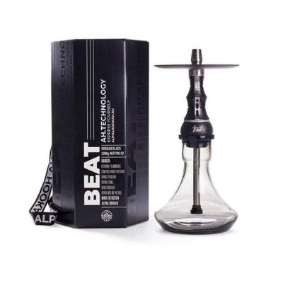 China Shisha Smoking Top Wholesale Portable Alpha Beat Hookah European Style Black Vapor Hookah Set for sale