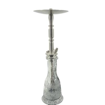 China Favorable Home Outdoor Picnic Party Shisha Tool 59cm Stainless Steel MIG Smoking Glass Hookah for sale