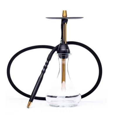 China Newest Sale Smoking Shisha Tool Stainless Steel Shisha Home Gathering Smoking Mix Color 54cm Shisha Smoking Hookah for sale