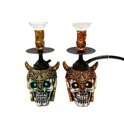 China Smooking Shisha Top Selling New Design Viking Tobacco Luxury Sheesha Shisha Led Resin Electronic Hookah for sale