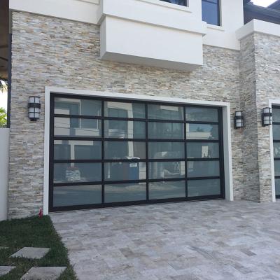 China Modern Cheap Price High Quality Hot Sale Automatic Garage Door Glass Aluminum for sale