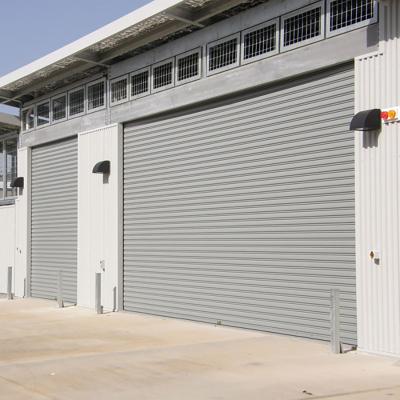 China China factory direct sales OEM industrial windproof electric steel roll up door for sale