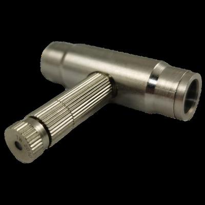 China Hotels Fog System Kit With Mini Stainless Steel Slip Lock Fog Mist Nozzle for sale