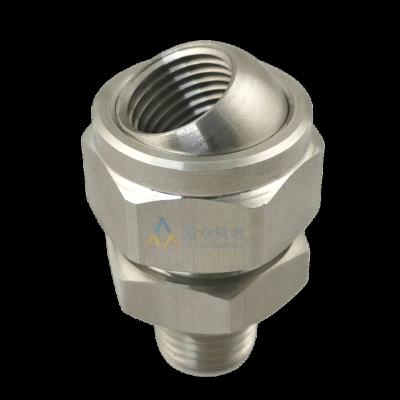 China Hotels factory direct metal 45 degree adjustable wire ball connector for spout for sale