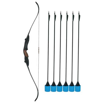 China Outdoor Safety Archery CS Game Durable And CS Tag Bow And Foam Arrows Sets Take Recurve Down Bow With EVA Foam Arrows for sale