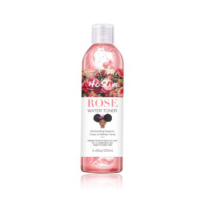 China Rose Water Toner With Petal Organic Natural Ingredients Moisturizing Toner Body Face Rose Water Toner Private Label for sale