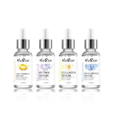 China Peel Revitalizer 4 in 1 Face Serum Wrinkle Anti Whitening Retinol Nicotinamide Collagen Hyaluronic Acid Private Label Brightening Facial Serum for sale